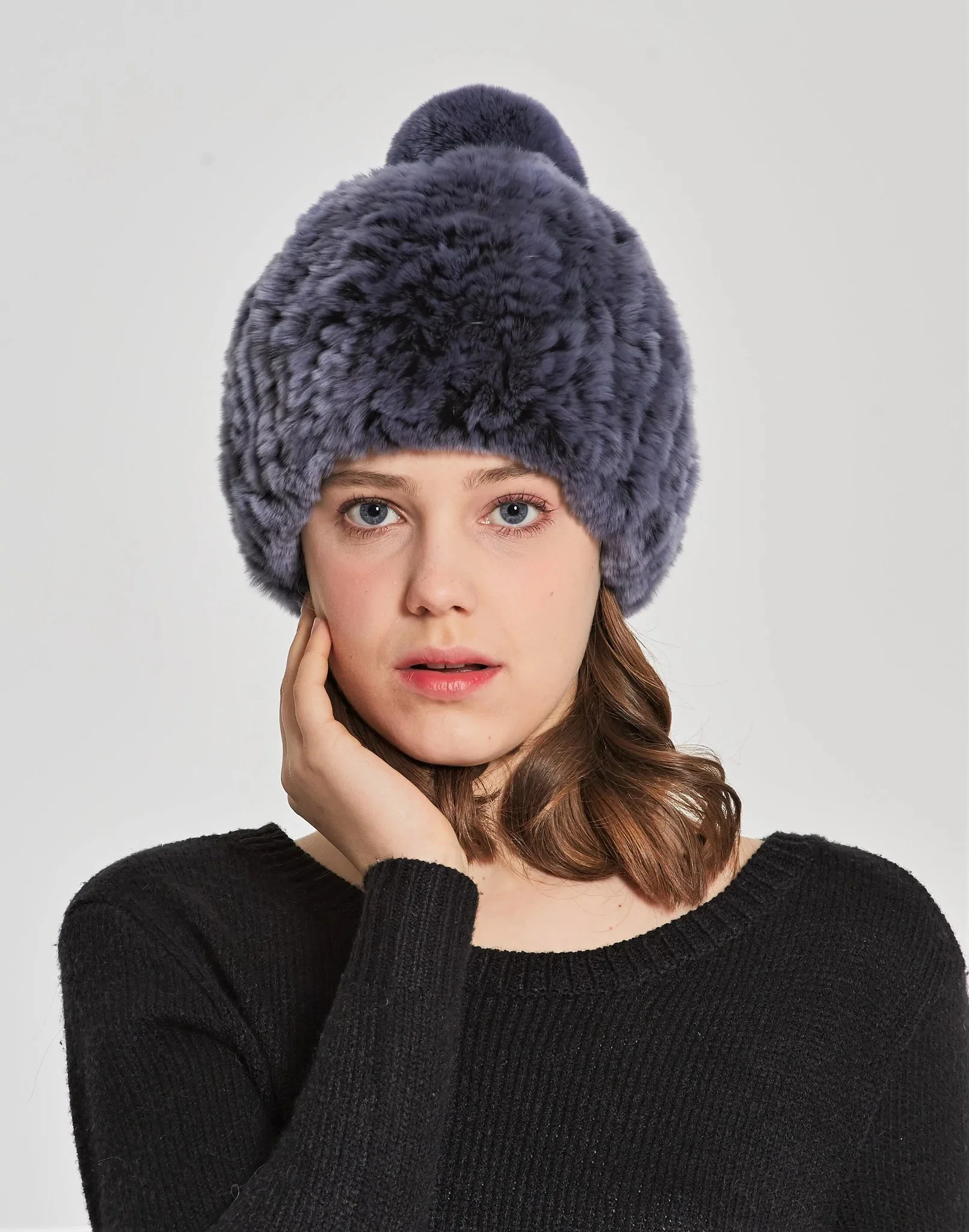 Rabbit Fur Hats and Beanie — Cashmere Pashmina Group